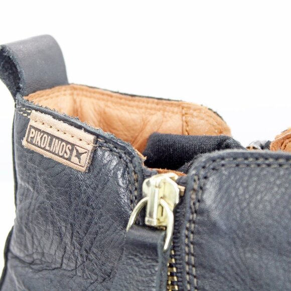 PIKOLINOS ‘Granada’ 8988 Women's Black Leather Zip Ankle Boots - Picture 11 of 12